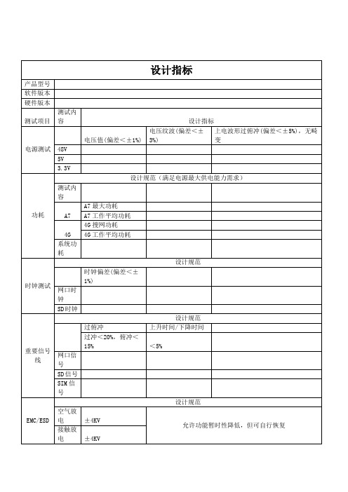 硬件测与设计模板