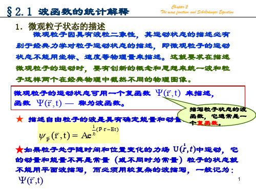 量子力学波函数的统计解释