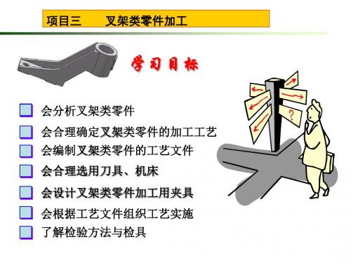 项目三  叉架类加工(1)