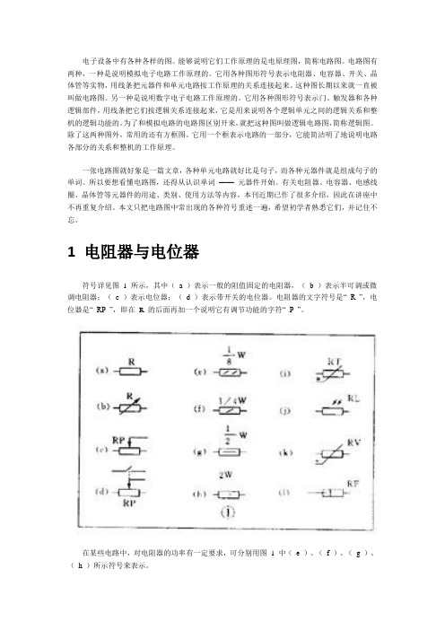 原理图符号说明