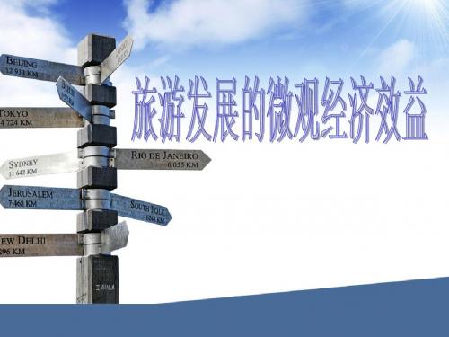 旅游微观经济效益