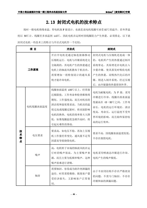 开启式与半封闭式比较