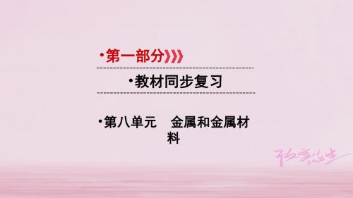 2018版中考化学第一部分教材同步复习第8单元课时1课件