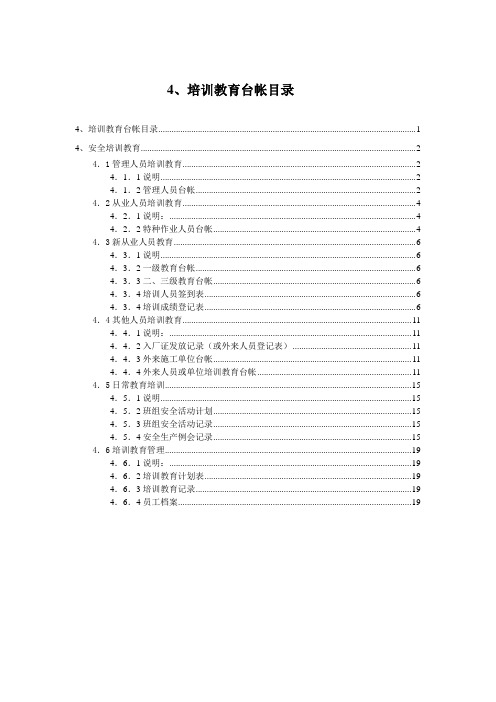 超级实用的安全标准化台账4