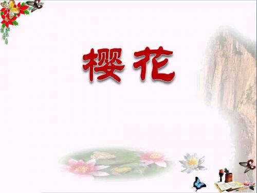 《樱花》PPT优秀课件2