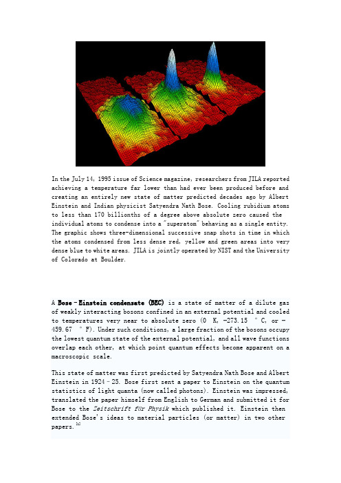 Bose–Einstein condensate