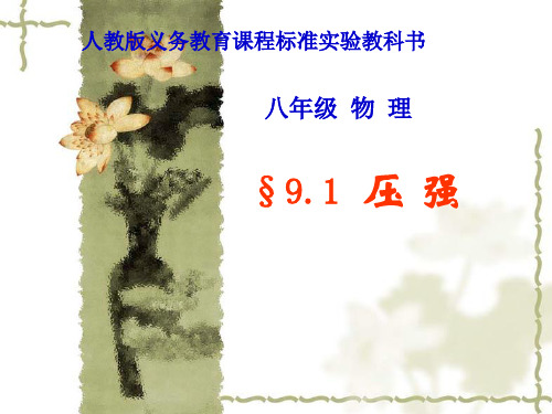 9.1 压 强