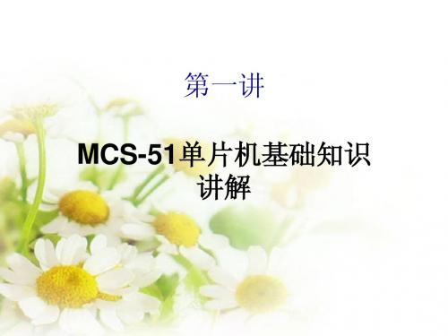 第一讲 单片机基础知识