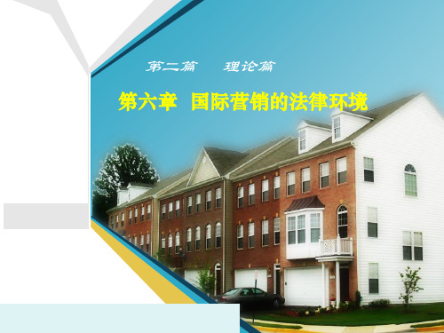 国际营销的法律环境