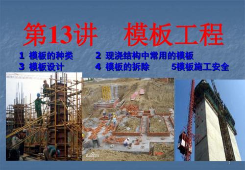 模板工程ppt课件