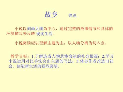 故乡 第二课时