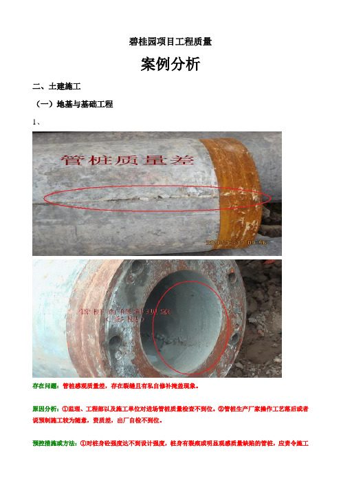 碧桂园项目工程质量案例分析