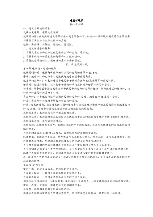 建筑环境学