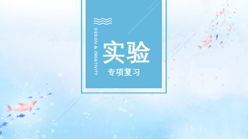中考化学专题复习：实验专项复习(共39张PPT)