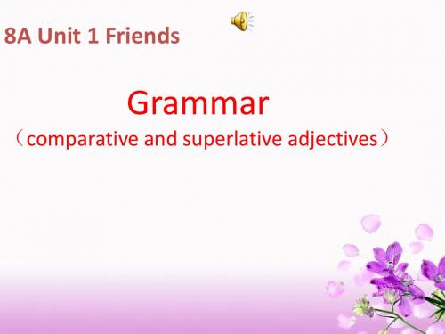 牛津译林版八年级上册英语课件：8A Unit1 Grammar