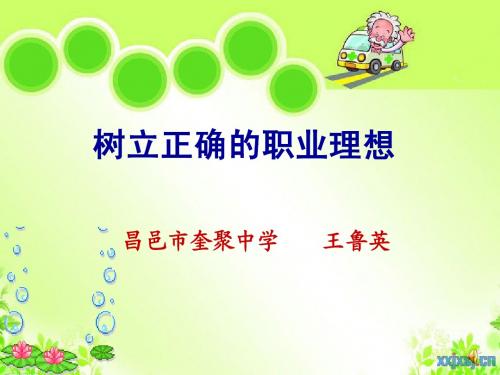人生规划课件-王鲁英