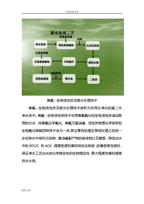 臭氧--生物的活性炭深度水处理技术