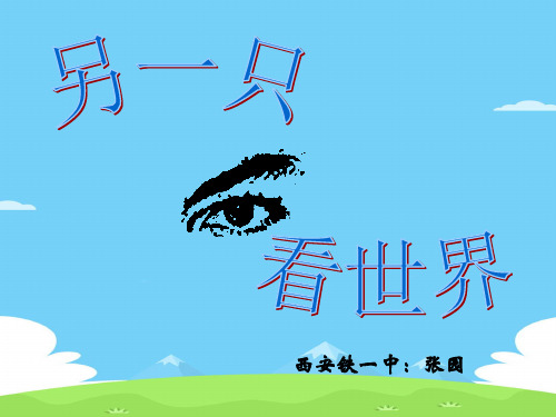 初中作文训练：另一只眼睛看世界ppt优秀作文