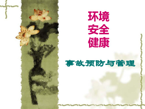 事故预防与管理课件