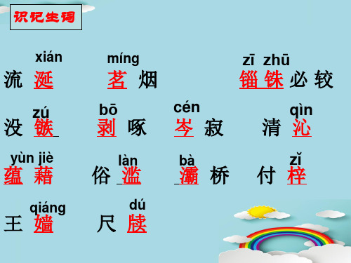 苏教版必修三《咬文嚼字》课件(共31张PPT)优秀课件