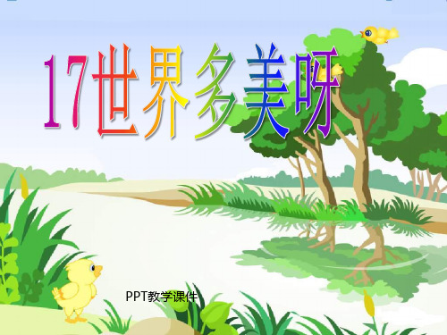 世界多美呀PPT课件