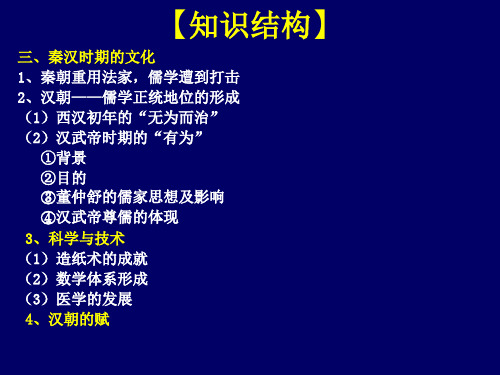 第二单元  秦汉时期的思想文化