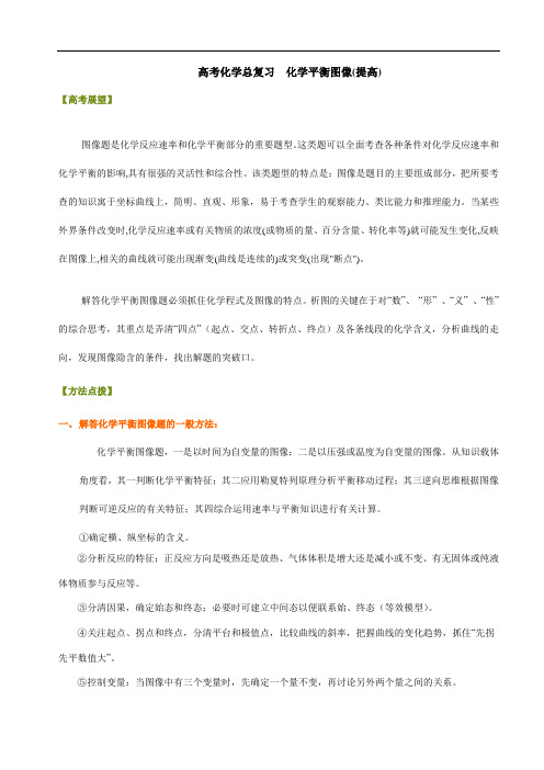 高考化学必考知识点整理附历年高考真题--—化学平衡图像(提高) (1)