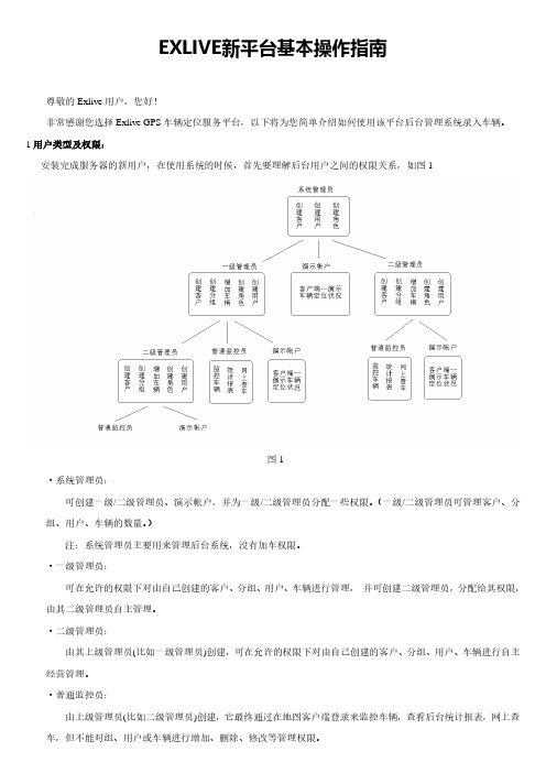 EXLIVE新平台基本操作指南