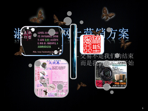 期末毕业答辩-网络营销PPT ppt模板