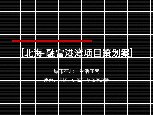 广西北海_融富港湾休闲养老项目策划案_60PPT