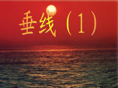 5.1.2垂线(1)