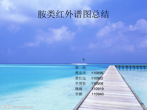 胺类红外谱图总结