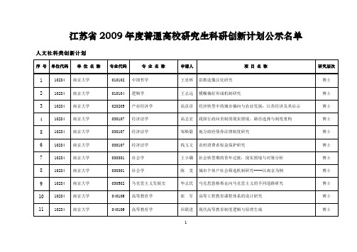 科研创新计划