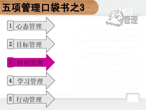 李践 五项口袋书-时间管理 (全)