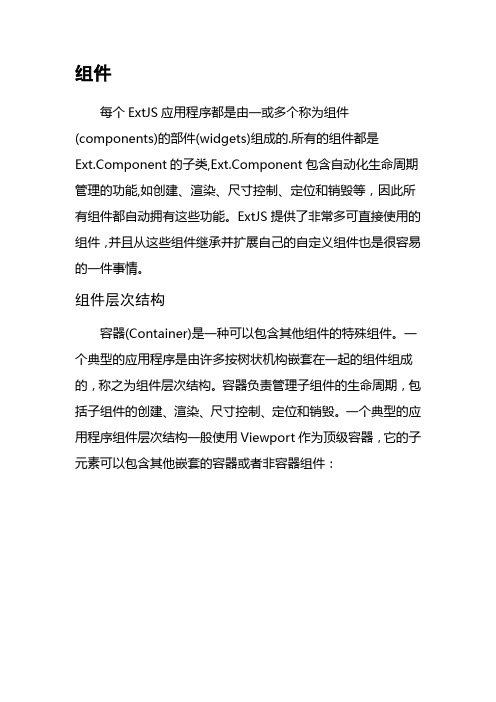 EXTjs组件