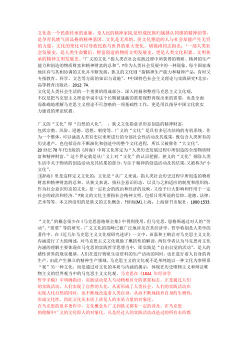 文化是民族的血脉