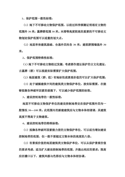 历史文物保护范围