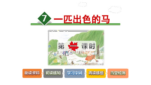《一匹出色的马》PPT部编版一匹出色的马公开课课件17