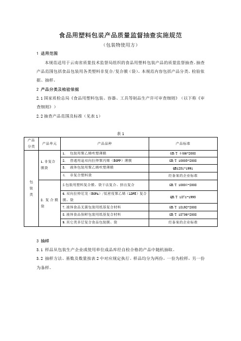 塑包细则