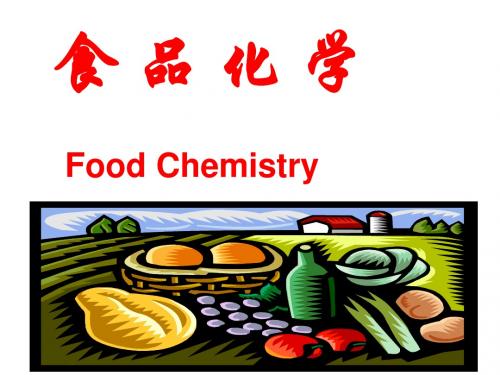 食品化学 Food Chemistry 第一章 绪论