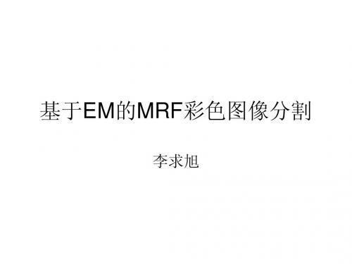 基于EM的MRF彩色图像分割