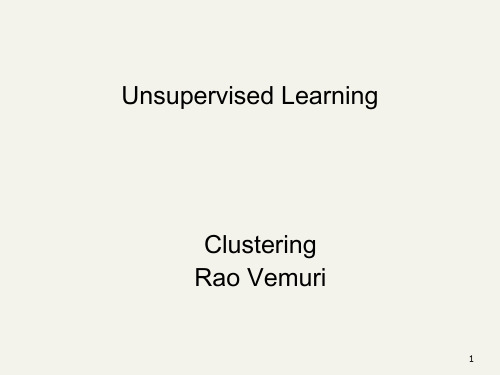 无监督聚类ML10_1Unsupervised_Clustering