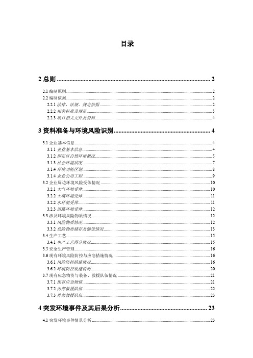 环境风险评估报告