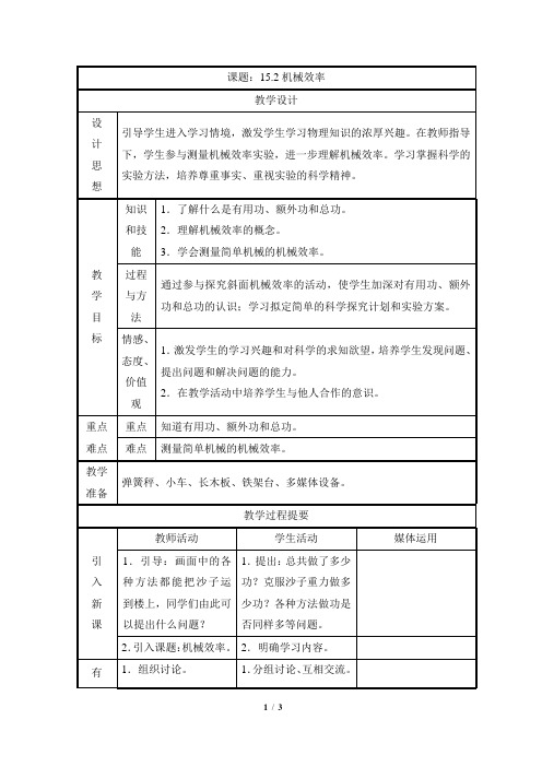 《机械效率》