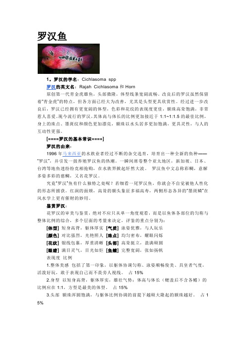 罗汉鱼