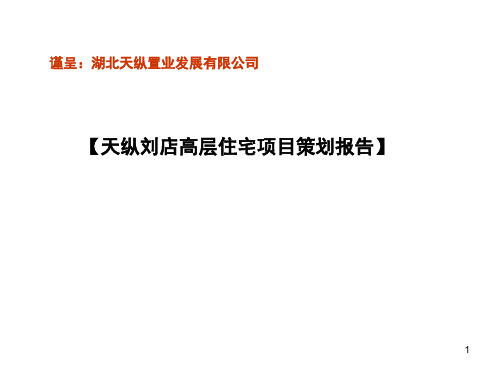 某公司高层住宅项目策划报告.pptx