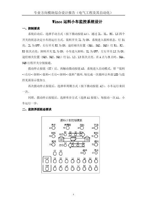 Wincc运料小车监控系统设计