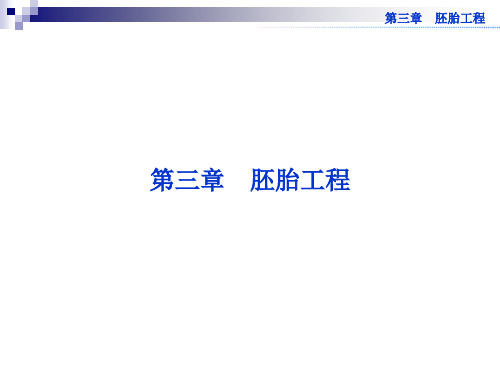 3.1动物的胚胎发育和胚胎工程 课件(苏教版选修3)