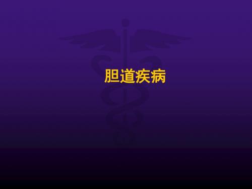 外科学 胆道疾病精品PPT课件