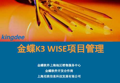 金蝶K3_WISE项目管理.ppt